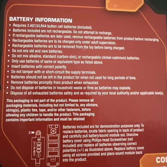 Star Wars BB-8 Talking Plush 9" With Original Movie Sounds  New With Tags WORKS‎ - Picture 6 of 6